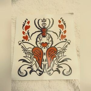 Tarantula & Hearts Iron-On